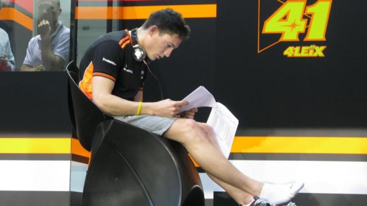 Aleix Espargaró, piloto oficial de Aprilia.-EMILIO PÉREZ DE ROZAS