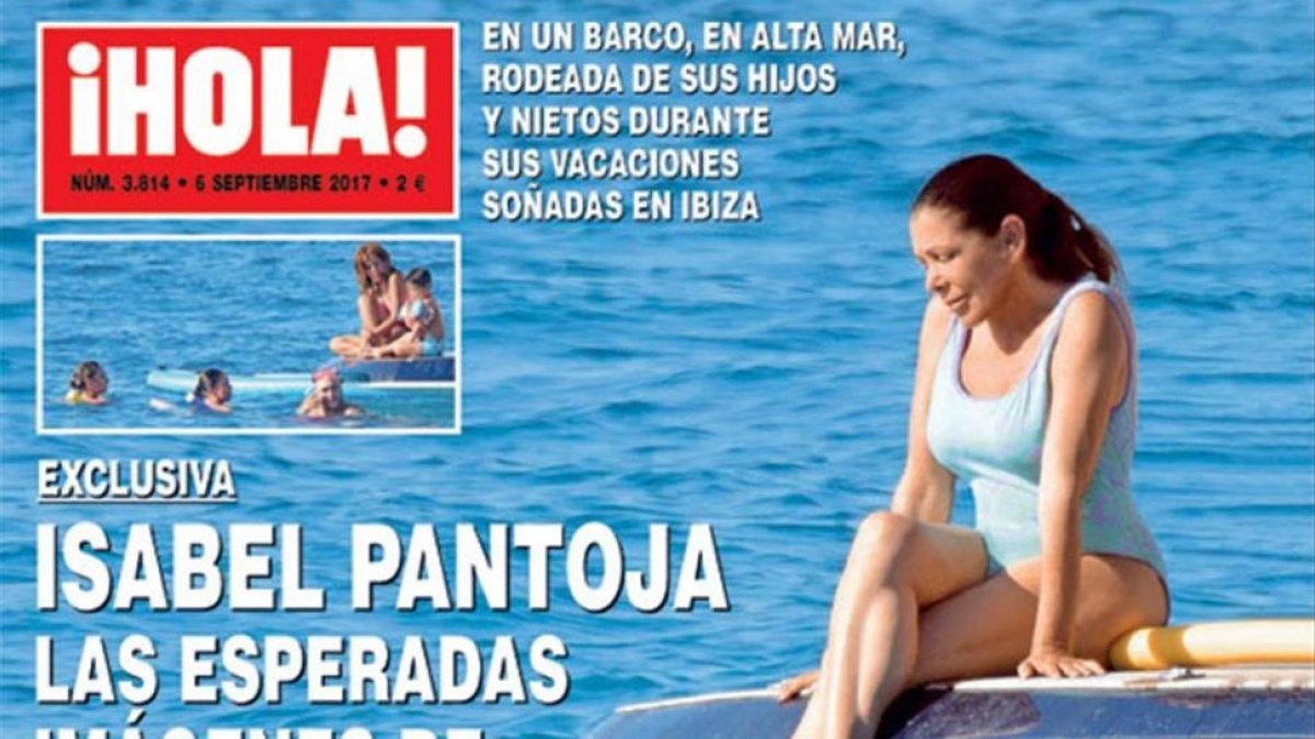 Isabel Pantoja, en la portada de Hola!.-EL PERIÓDICO