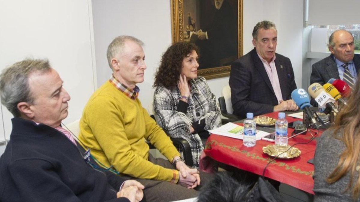 Joaquín Fernández de Valderrama en una comparecencia ante los medios. ECB