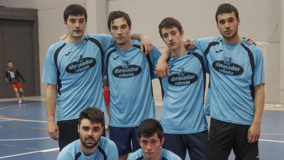 Plantilla del Bar Rebote, equipo que milita en Segunda División.-SANTI OTERO