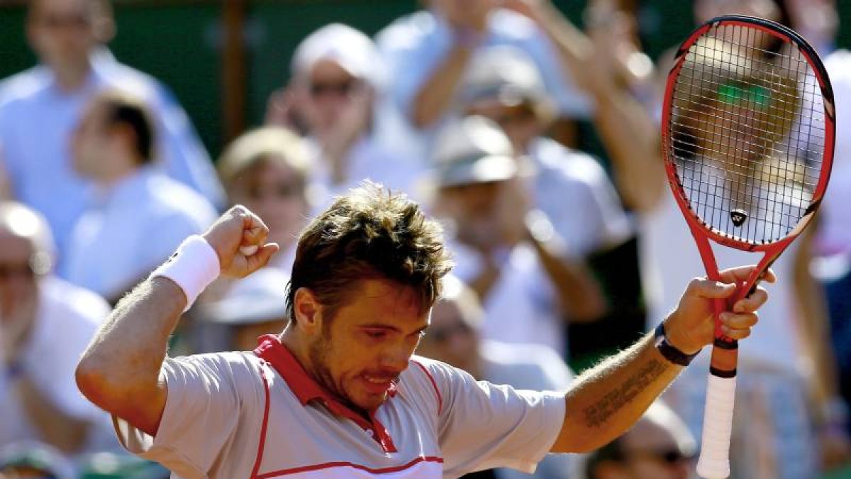 Stan Wawrinka en un momento del partido.-Foto: EFE