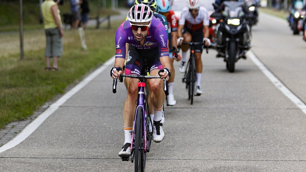 Okamika, en pleno esfuerzo. SPRINT CYCLING AGENCY / FOTO CEDIDA POR EL BURGOS BH