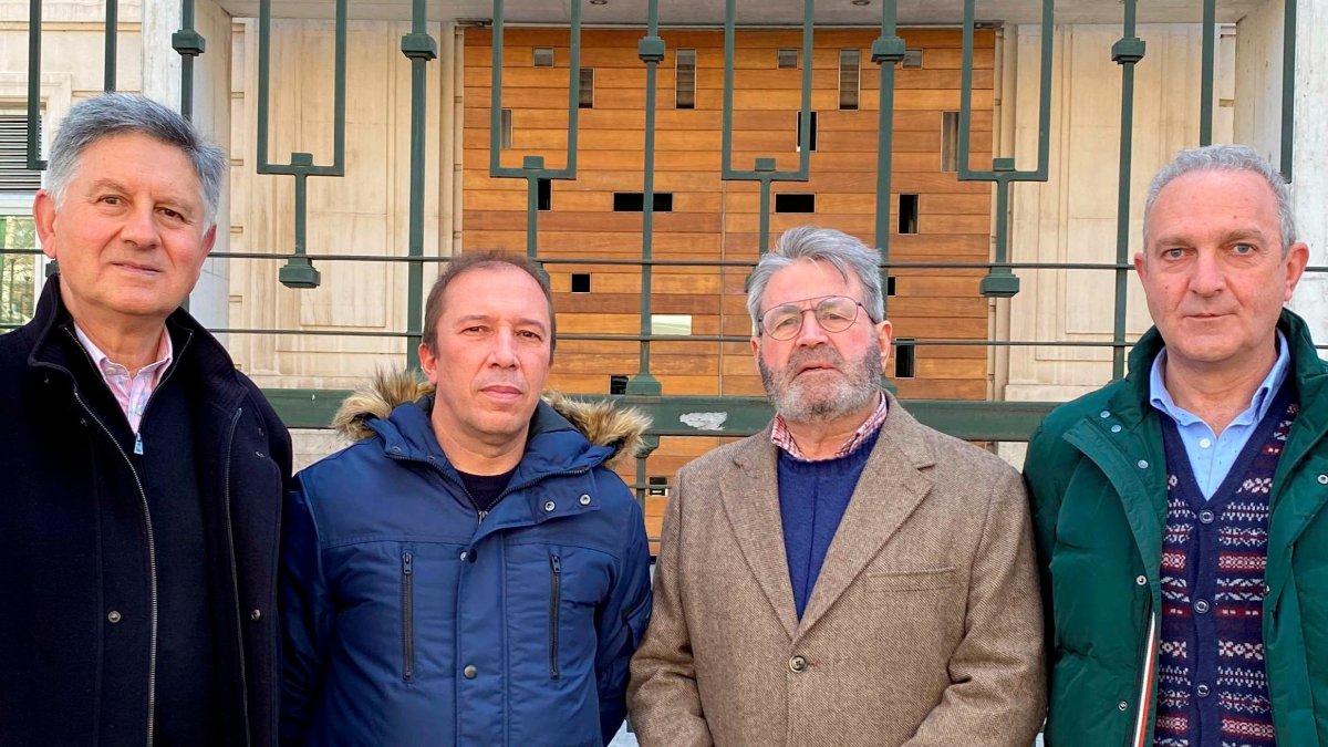 Imagen de los cuatro nuevos miembros de la Junta Directiva. ECB