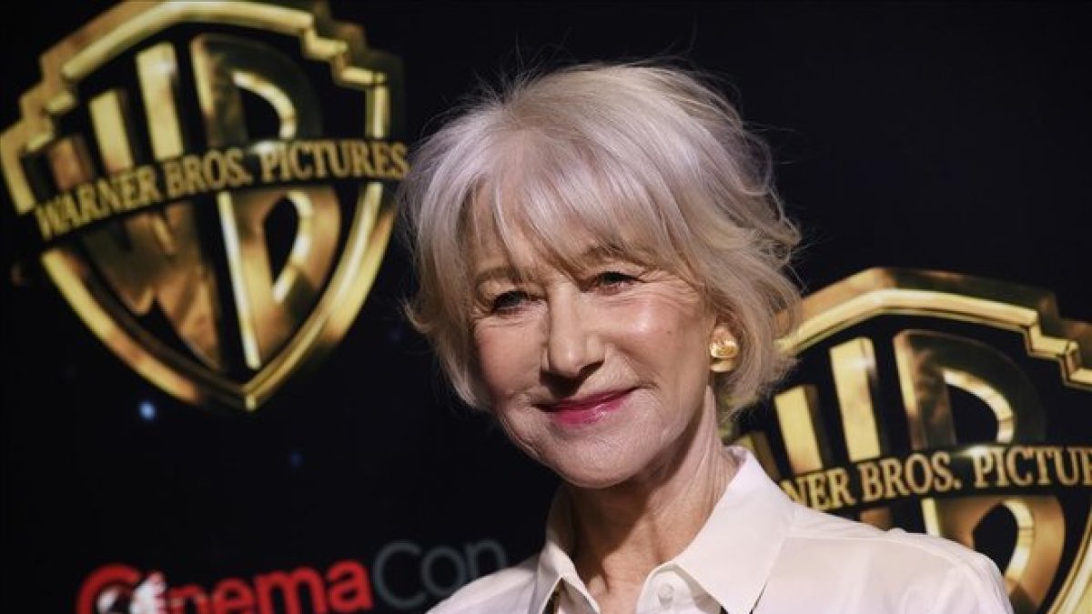Helen Mirren, en la presentación de The Good Liar en Las Vegas.-CHRIS PIZZELLO (AP)