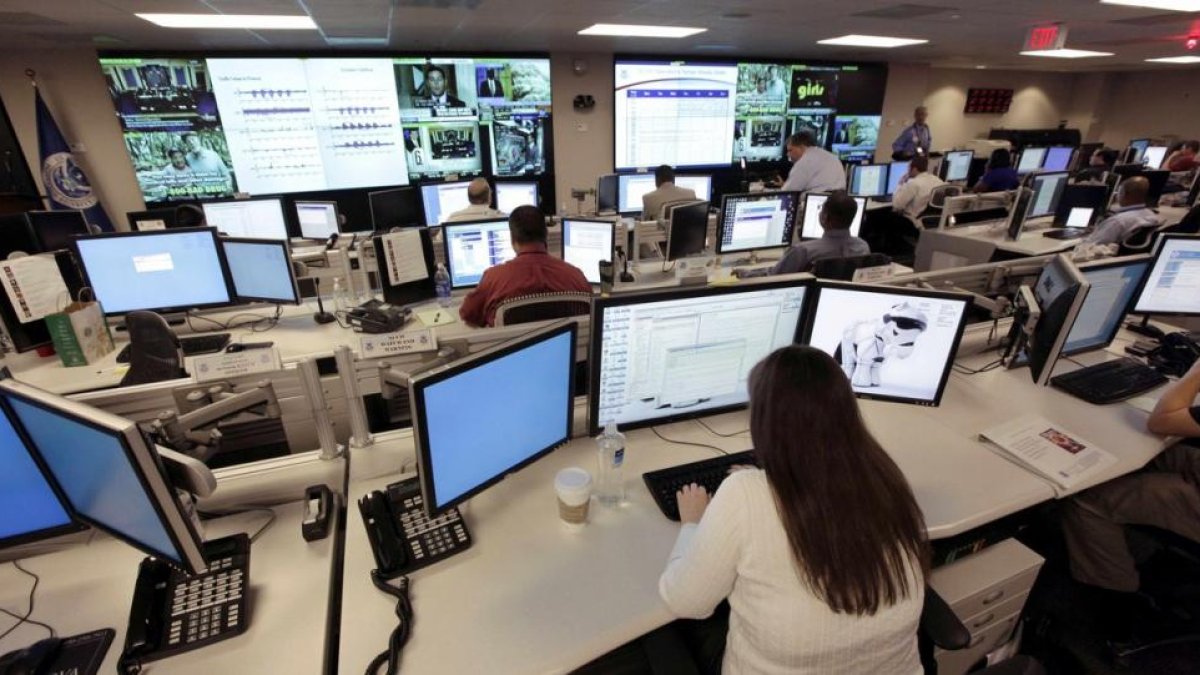 El Centro Nacional de Ciberseguridad e Integración de Comunicaciones estadounidense, en Arlington (Tejas, EEUU).-J. SCOTT APPLEWHITE
