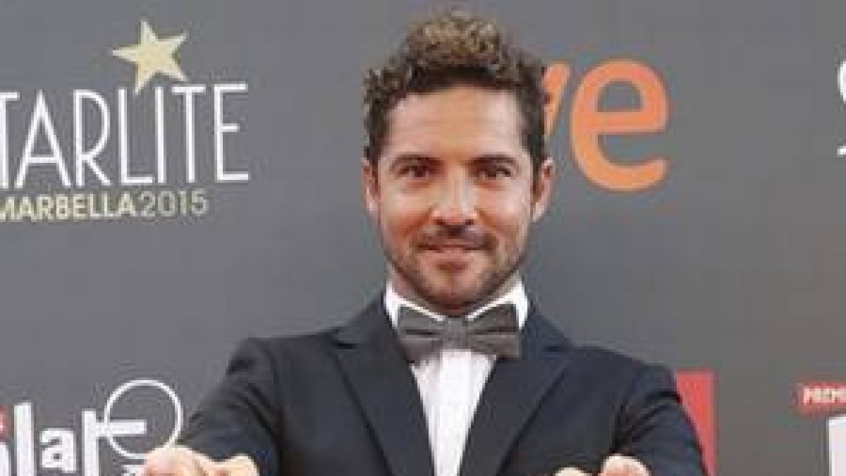 El cantante David Bisbal en la segunda edición de los Premios Platino del Cine Iberoamericano, el pasado julio, en Málaga.-EFE