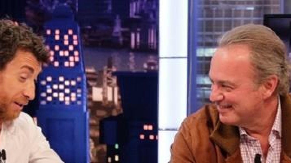Pablo Motos y Bertín Osborne, en 'El hormiguero'.-ATRESMEDIA