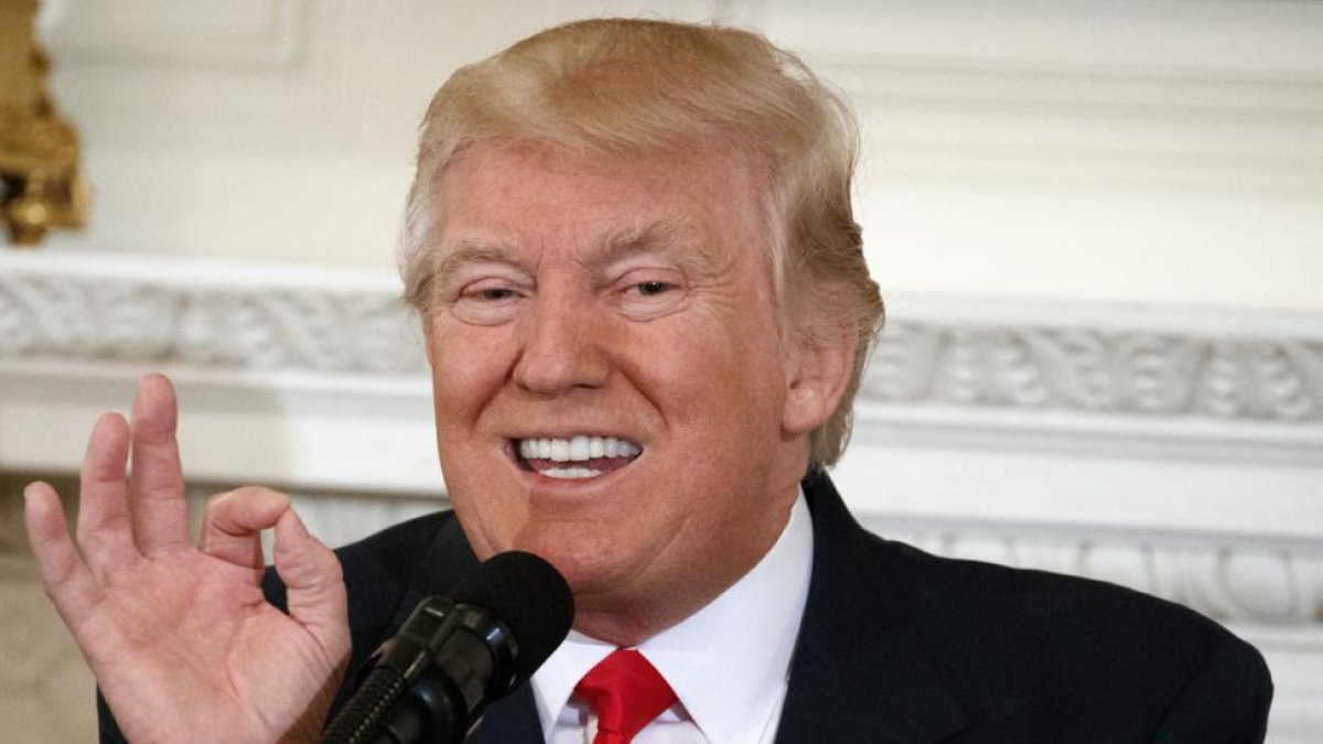 Donald Trump en la Casa Blanca.-EVAN VUCCI