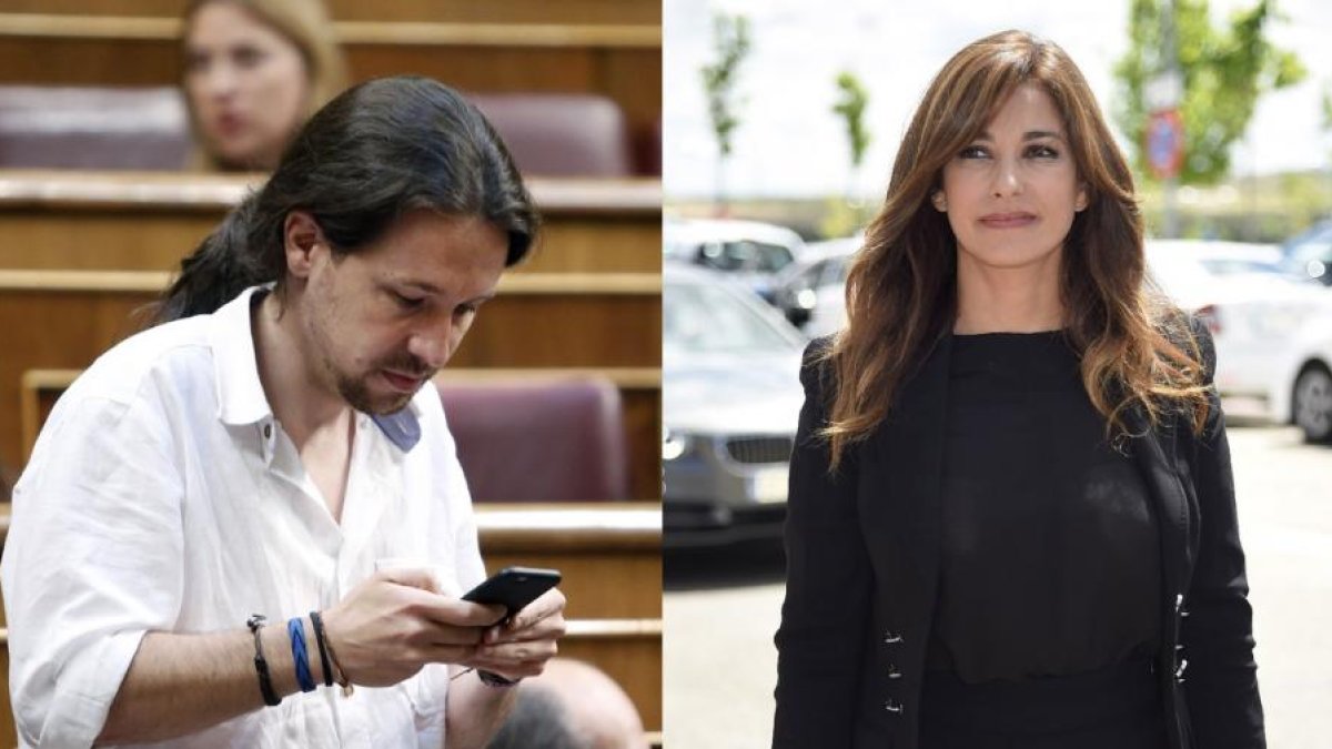 Pablo Iglesias y Mariló Montero.-