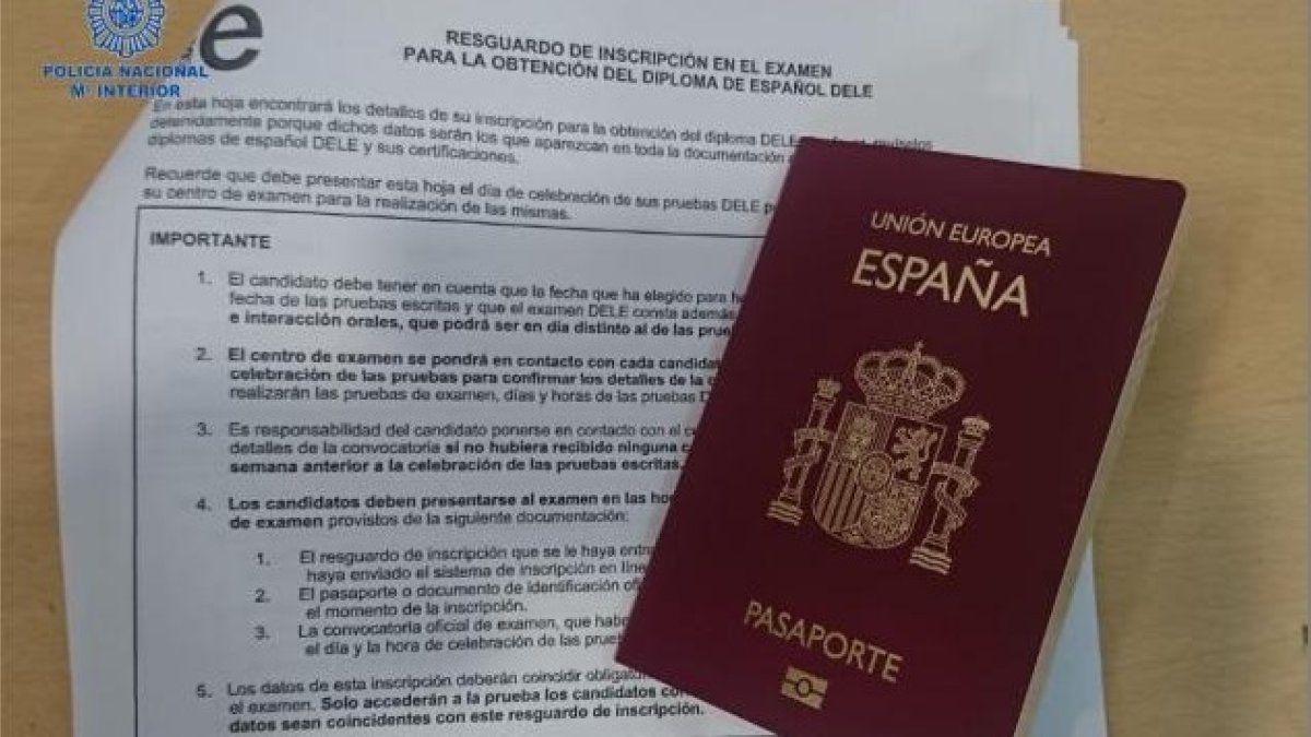 Examen de nacionalidad. Policía Nacional.