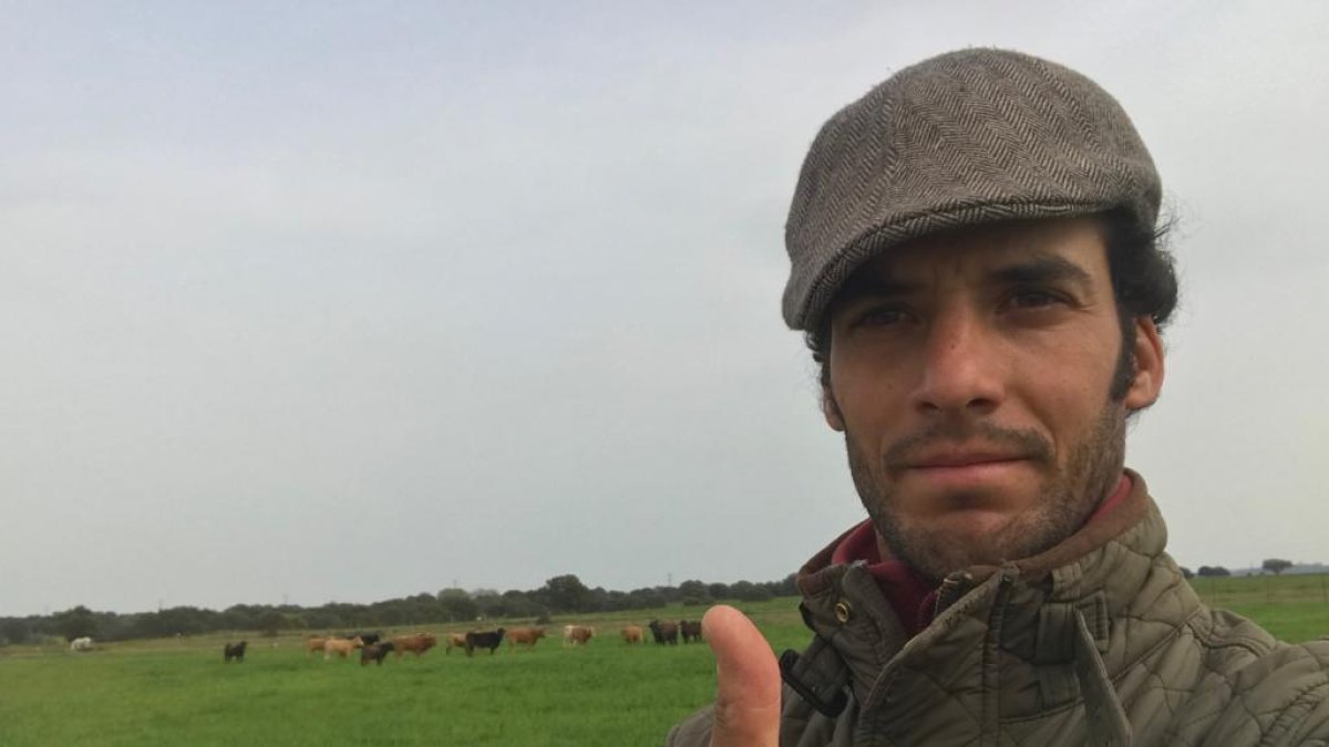 Jesús Martínez permanece aislado en su casa en el campo toledano. ECB