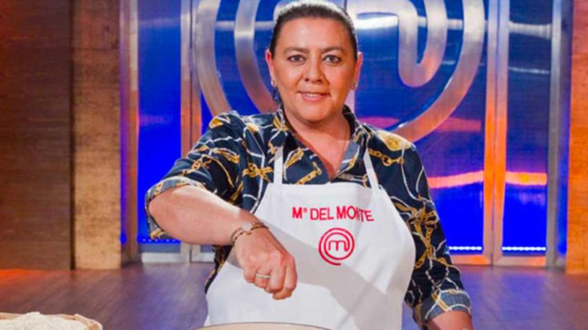 María del Monte, en la cocina de 'Masterchef celebrity'.-RTVE