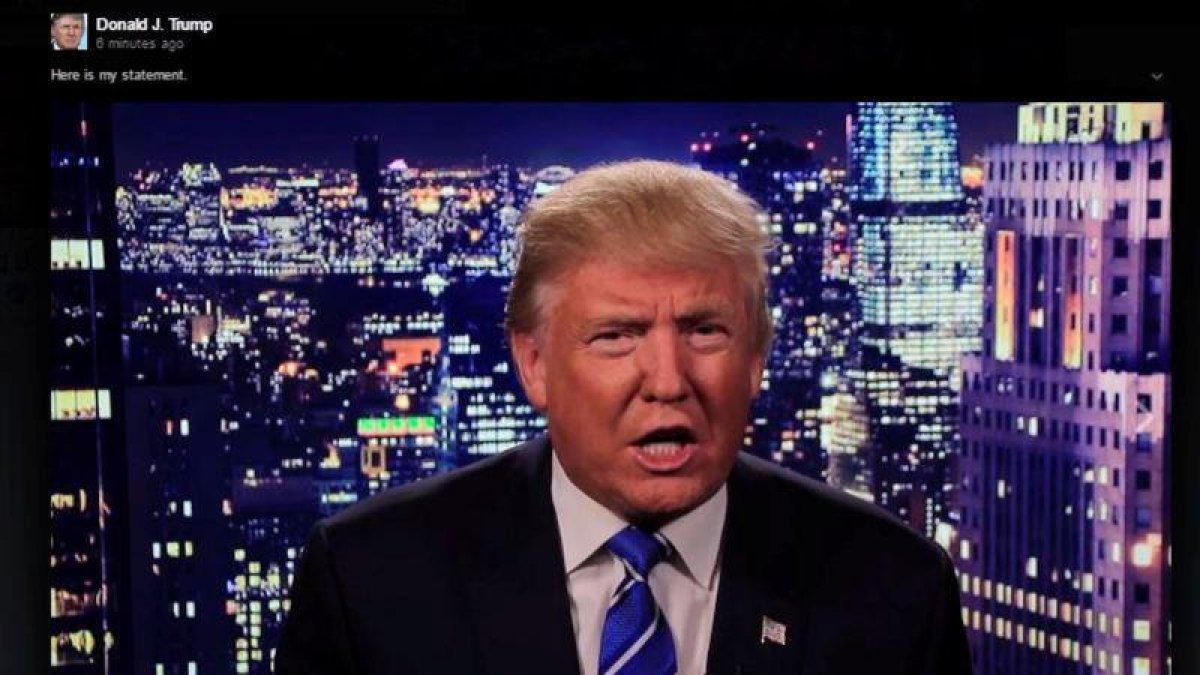 Donald Trump pide disculpas tras hacerse público el vídeo machista.-HANDOUT / REUTERS