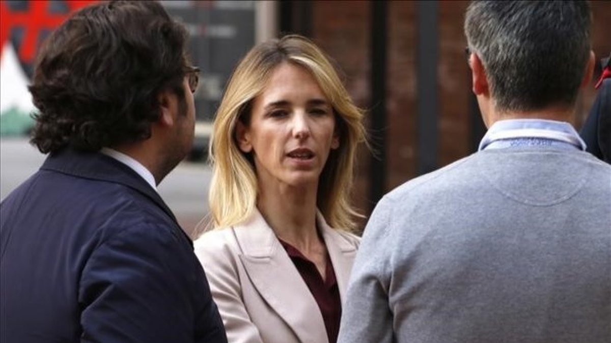 La candidata del PP por Barcelona, Cayetana Álvarez de Toledo.-EL PERIÓDICO