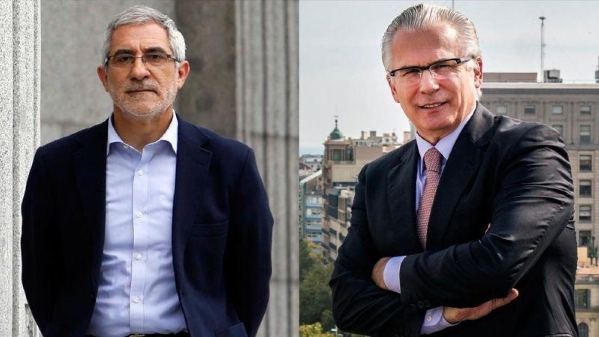 Gaspar Llamazares y Baltasar Garzón.-EL PERIÓDICO