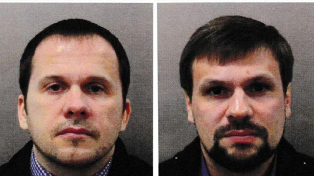 Alexander Petrov y Ruslan Boshirov, los dos rusos acusados por el Reino Unido por el caso Skripal.-REUTERS