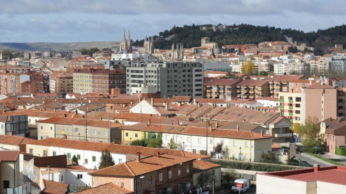 Vista de edificaciones de la ciudad de Burgos-Israel L. Murillo