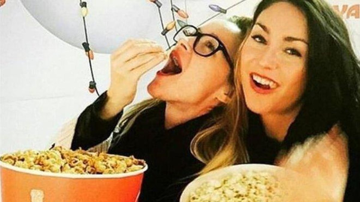 María Esteve y Celia Flores.-INSTAGRAM