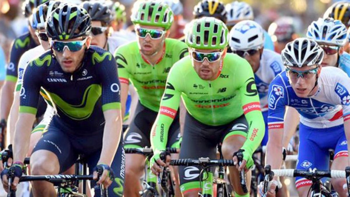 Carlos Barbero durante una prueba en el inicio de la temporada.-MOVISTARTEAM.COM
