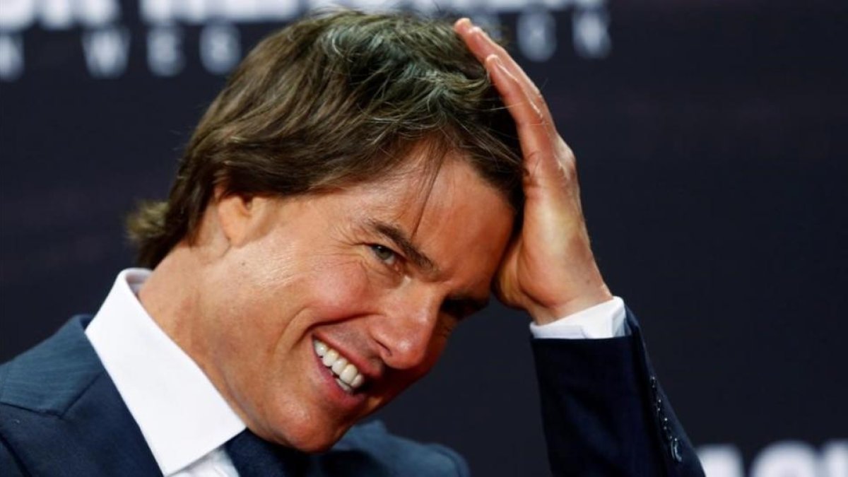 Tom Cruise, el viernes en Berlín, en la promoción de 'Jack Reacher. Never go back'.-HANNIBAL HANSCHKE