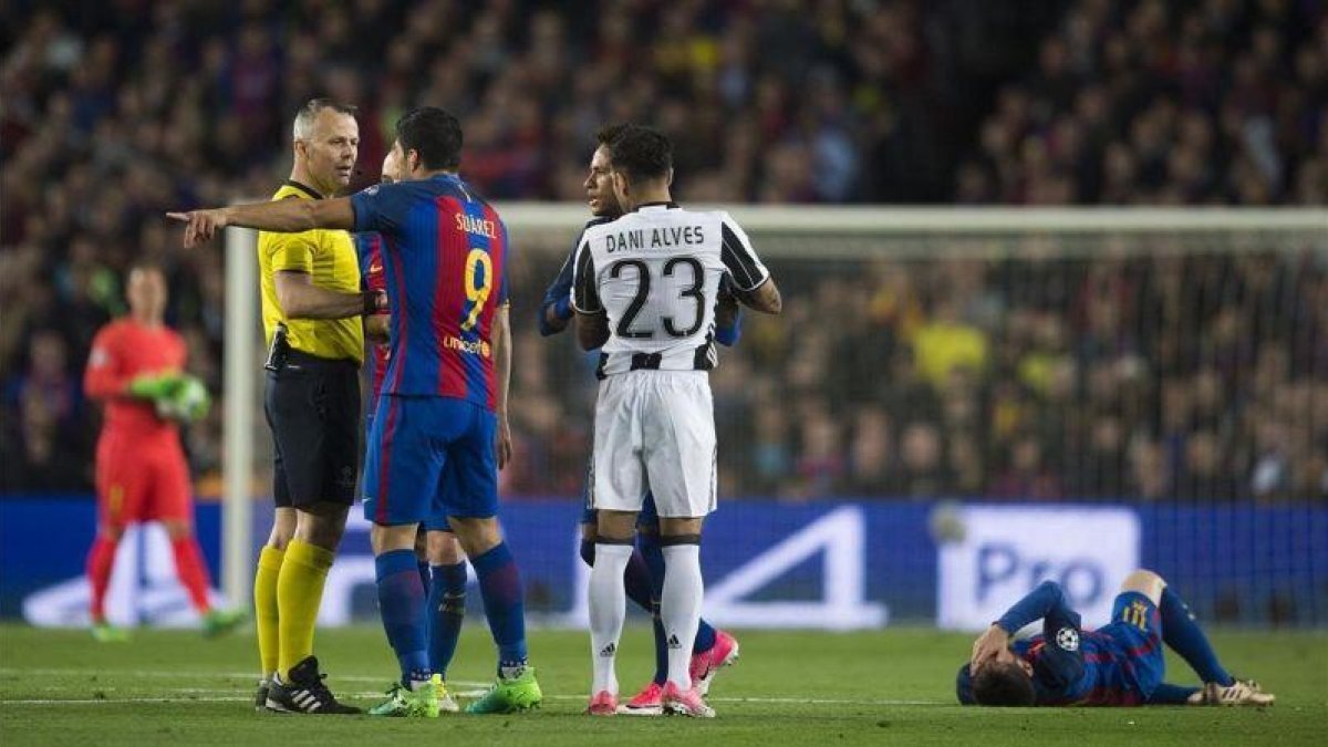 Marciniak, durante el Juve-Barça (3-0) de la Champions del 2017.-EL PERIÓDICO