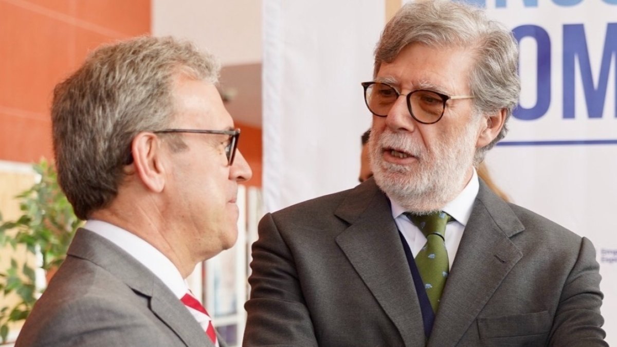 Mariano Veganzones y Santiago Aparicio, en una imagen de archivo.-ICAL