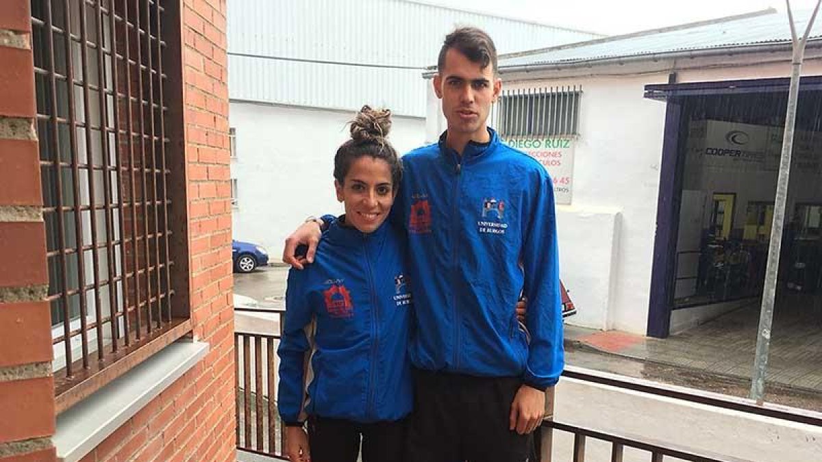 Los atletas del UBU Campos de Castilla Lidia Campo y Daniel Arce participarán en la prueba senior-ECB