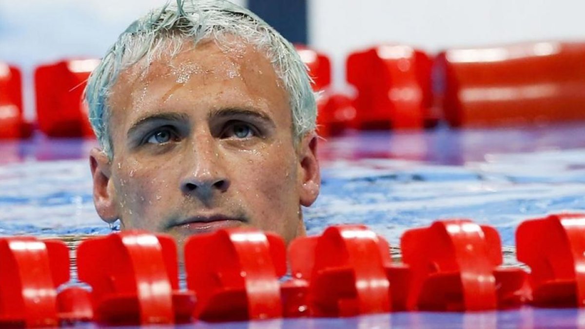 Ryan Lochte, tras la final de 200 metros estilos en Río.-REUTERS / PATRICK B KRAEMER