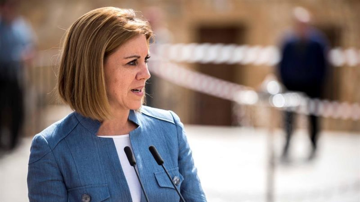 La secretaria general nacional del Partido Popular María Dolores de Cospedal en una imagen de archivo-EFE