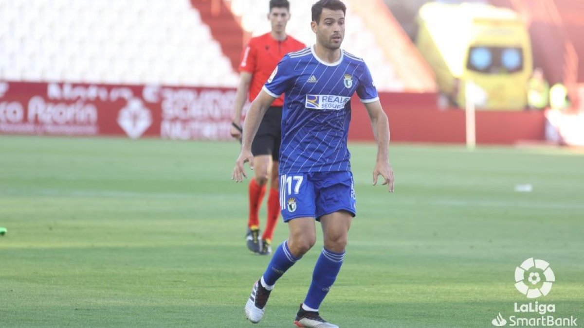 Andy, durante el partido disputado frente al Albacete. LALIGA