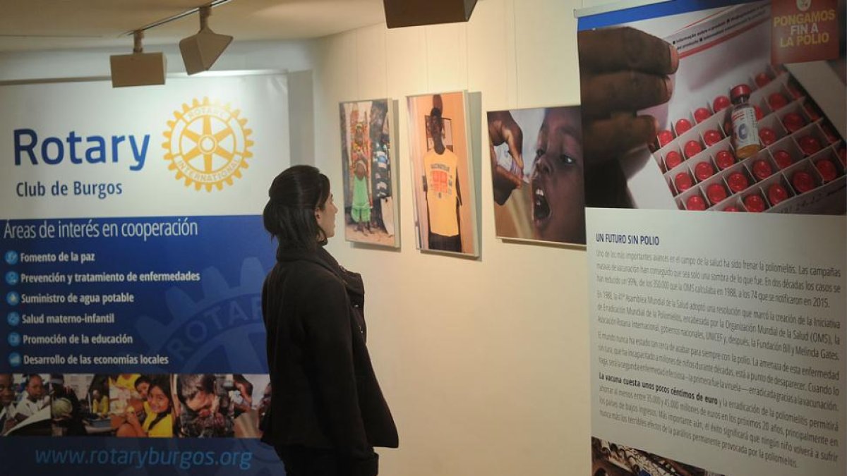 Vista general de la exposición que acoge el Foro Solidario hasta el 28 de octubre.-ISRAEL L. MURILLO