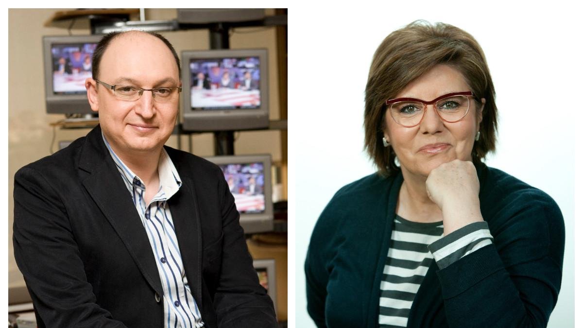 Los periodistas Fran Llorente y María Escario /-RTVE