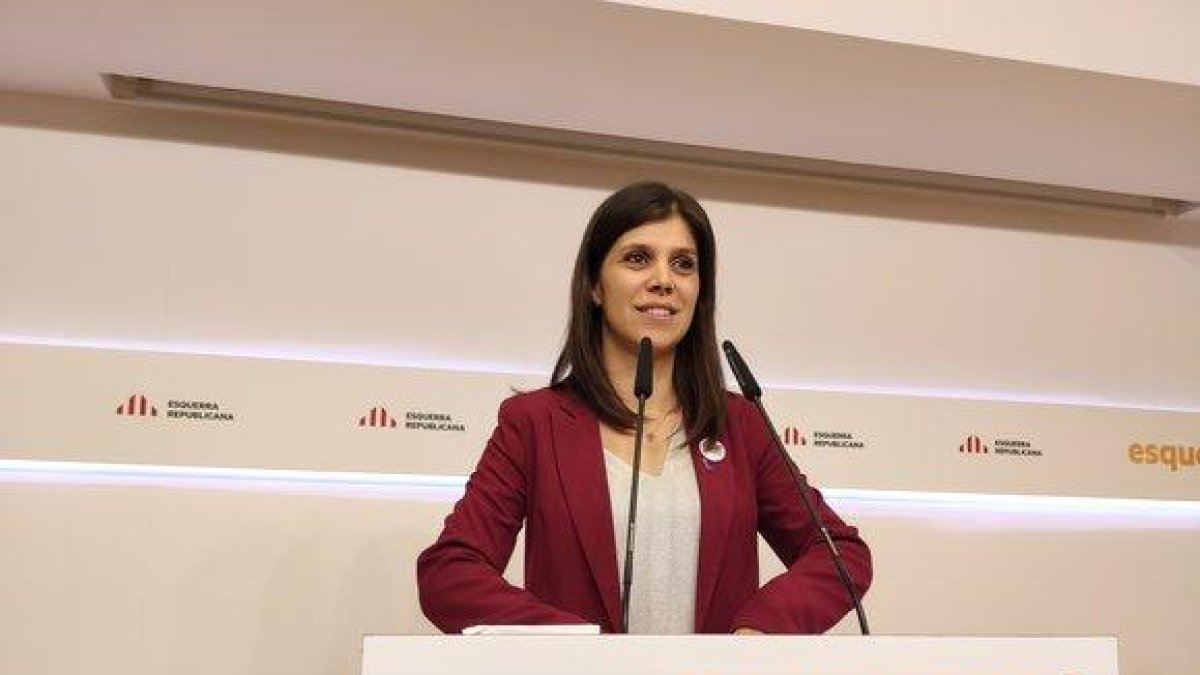 La portavoz de ERC y miembro del equipo negociador de la investidura, Marta Vilalta.-EUROPA PRESS
