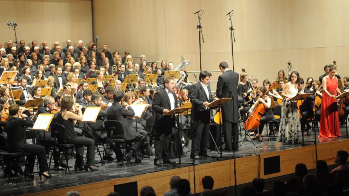 Imagen del concierto de ayer en el Fórum.-ISRAEL L. MURILLO