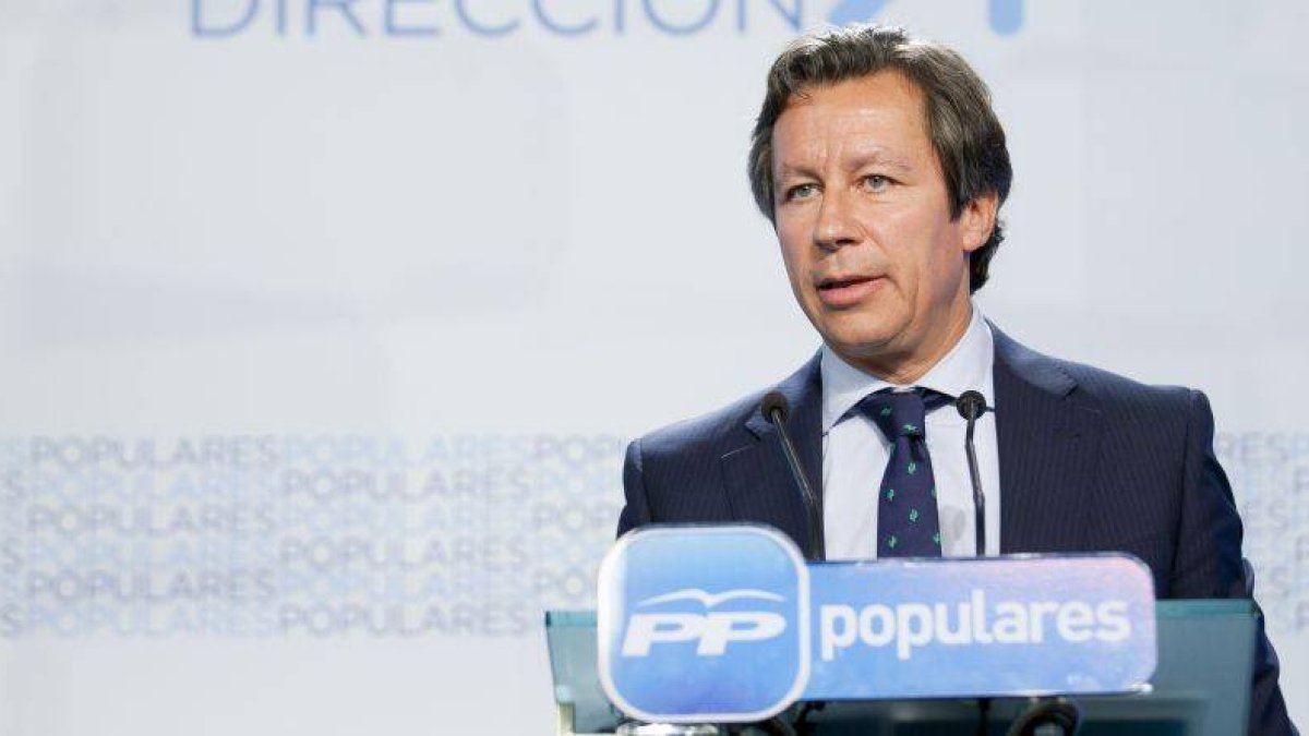 Carlos Floriano, durante la rueda de prensa.-Foto: TAREK / PP