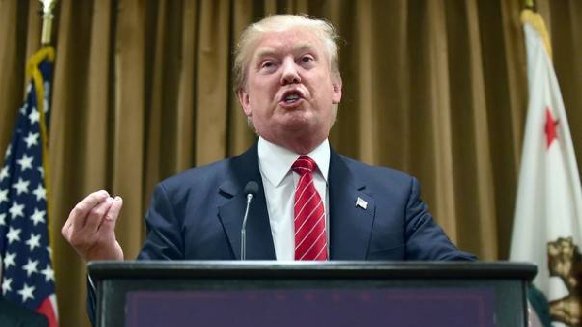 Imagen de archivo del candidato a las primarias republicanas para las elecciones presidenciales del 2016 Donald Trump.-Foto: AFP / FREDERIC J. BROWN