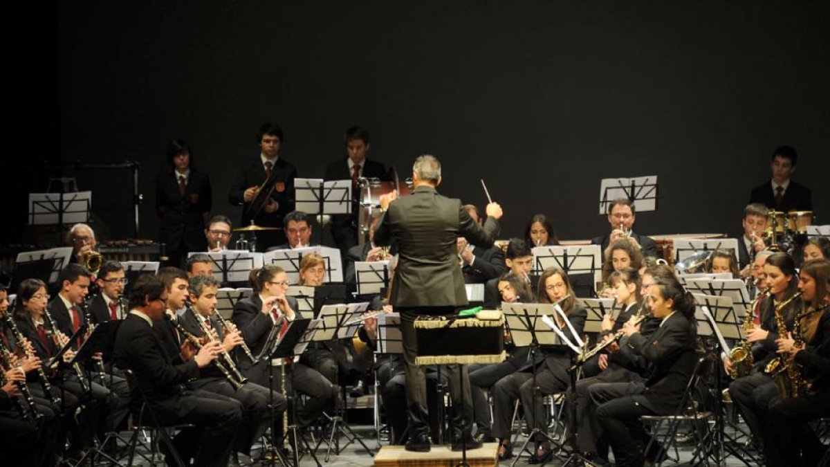 Imagen de la Banda Ciudad de Burgos.-ISRAEL L. MURILLO