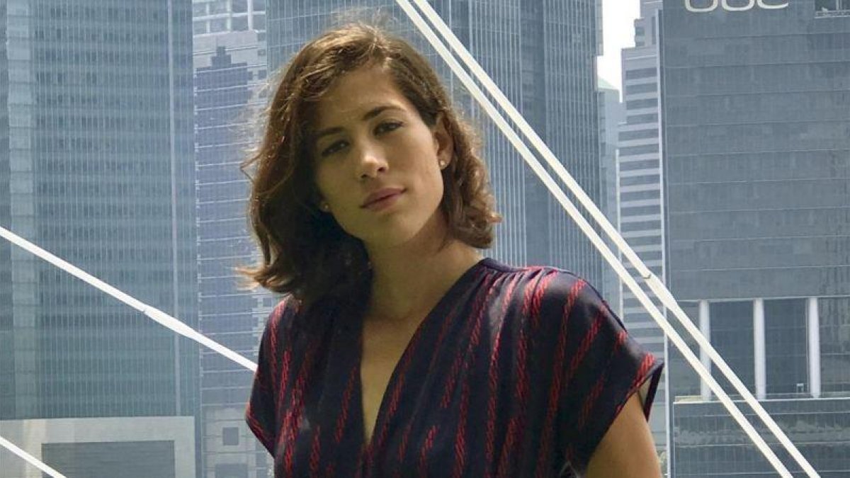 Garbiñe Muguruza, en Singapur.-EFE