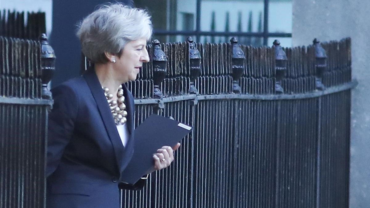 Theresa May.-AFP