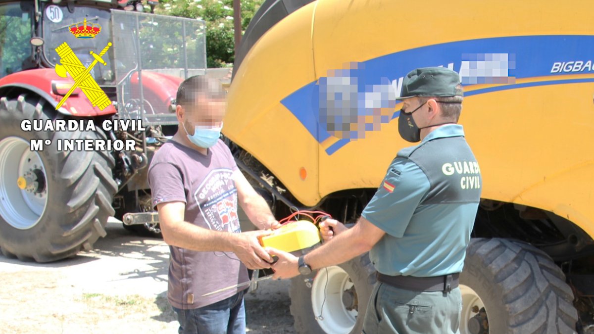Imagen del pastor elécreico. GUARDIA CIVIL