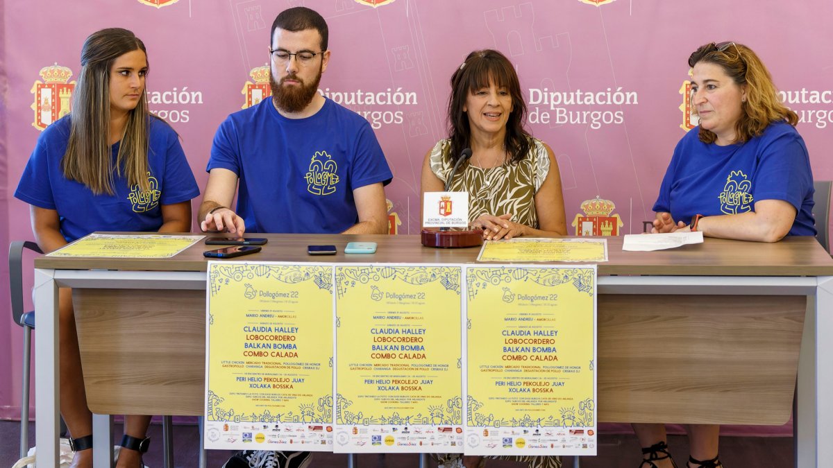 El festival se presentó en la Diputación de Burgos, una de las entidades patrocinadoras del evento. SANTI OTERO