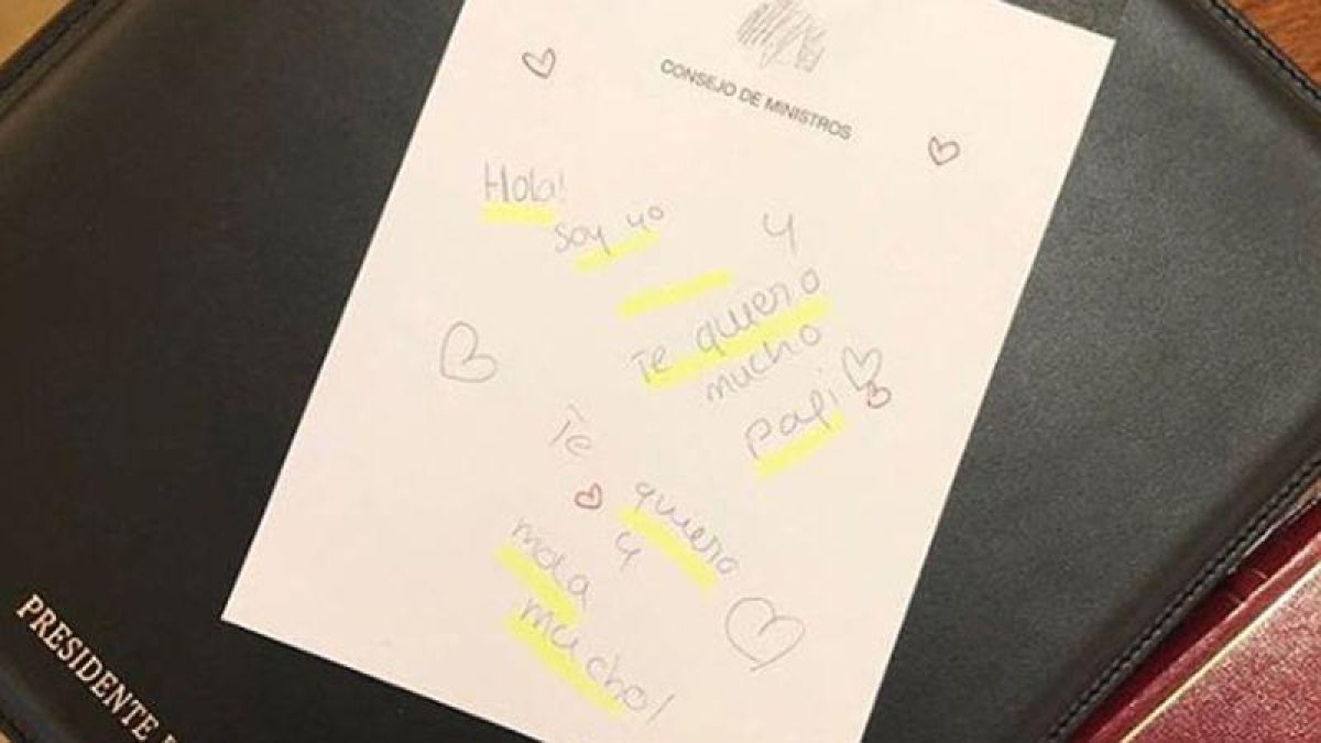 El tierno mensaje de las hijas de Pedro Sánchez a su padre-INSTAGRAM