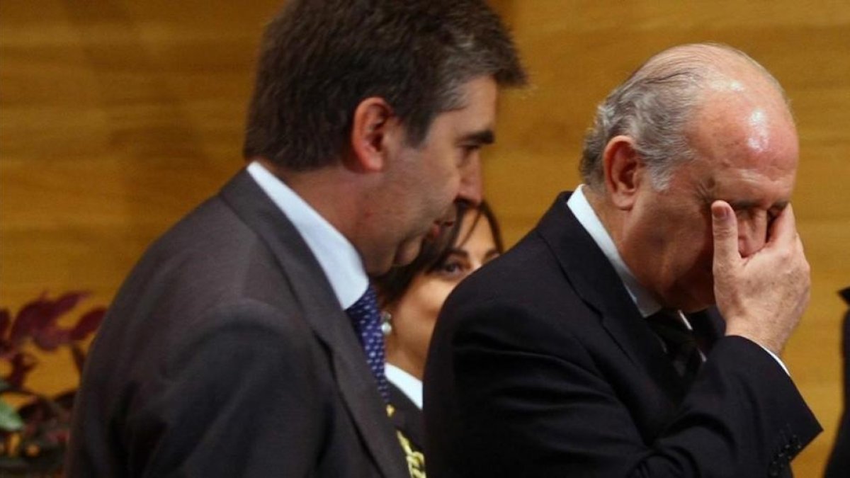 Ignacio Cosió y Jorge Fernández Díaz, en 2012.-