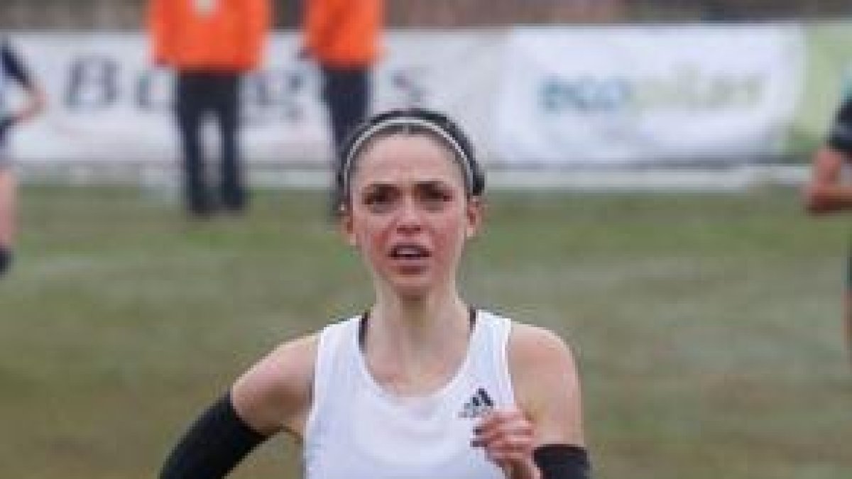 Celia Antón durante el Cross de Atapuerca.-SANTI OTERO