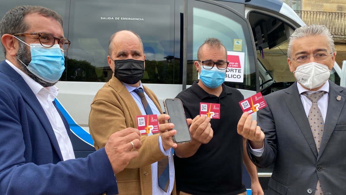 La zona de Sedano inicia en la provincia de Burgos elservicio gratuito de bono rural del transporte a la demanda. ECB