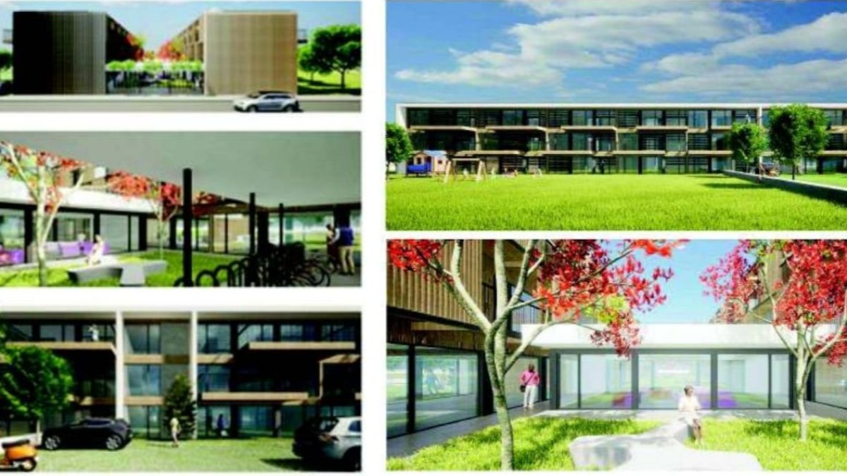 Anteproyecto ganador de las futuras viviendas de alquiler joven en Aranda