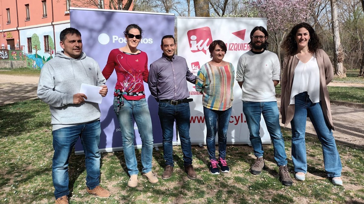 Imagen de la candidatura conjunta Podemos Izquierda Unida