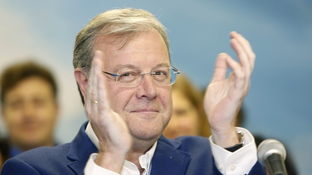 El candidato a la Alcaldía de León por el PP, Antonio Silván