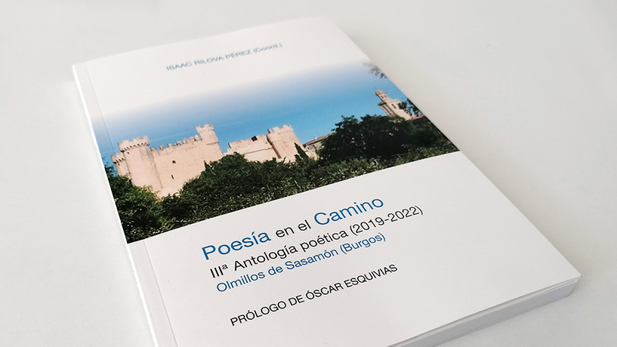 Un ejemplar de la tercera antología de 'poesía en el Camino'. ECB