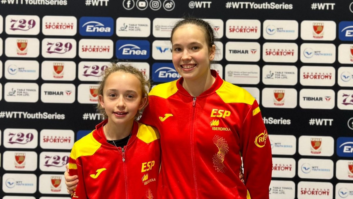 Esther Hasek y María Berzosa en el Youth Contender Polonia 2023